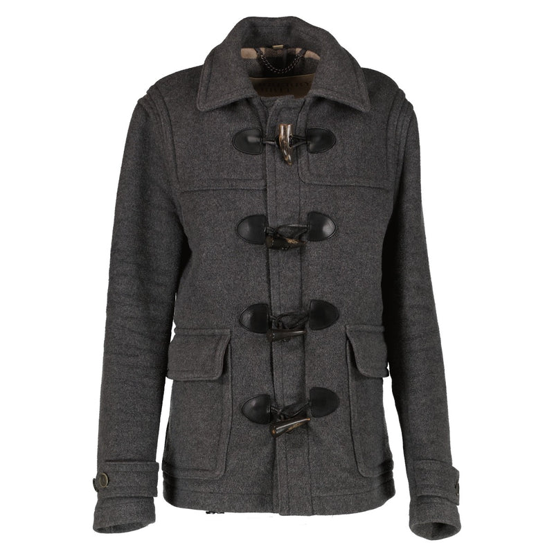 Burberry Brit Grey Wool Duffle Coat