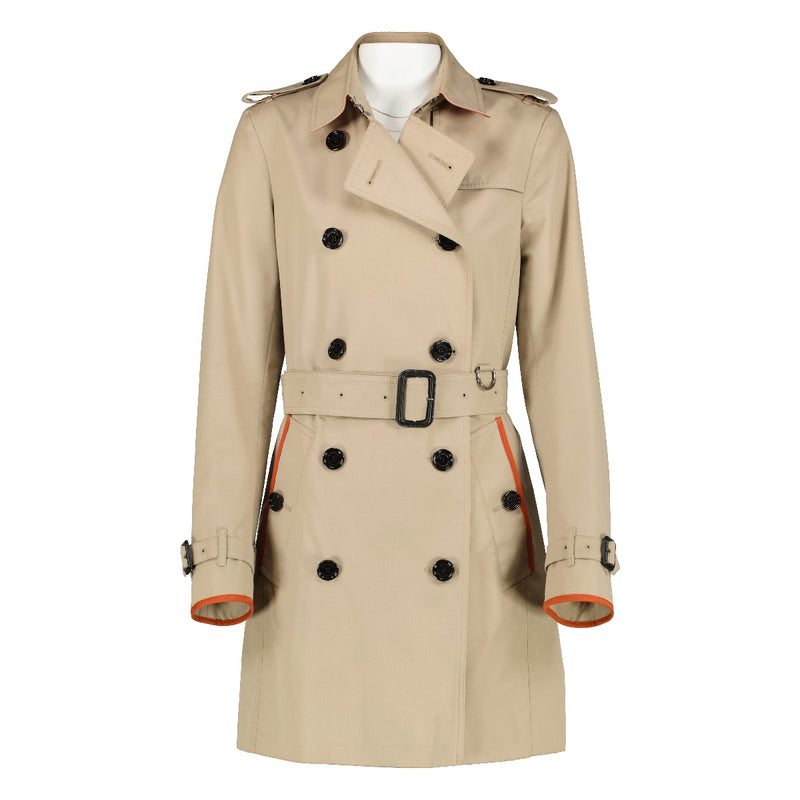Burberry Honey Beige Short Heritage Trench Coat