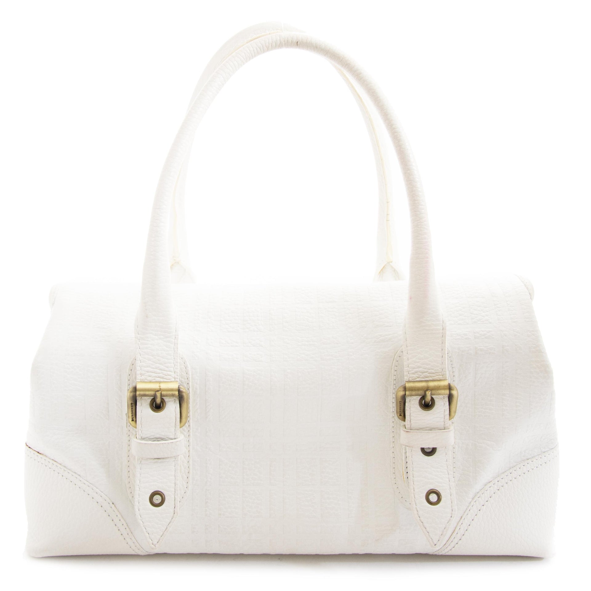 acheter en ligne seconde main Burberry White Shoulder Bag