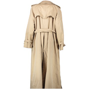 Burberry Long Wool & Nylon Trench Coat - size UK14