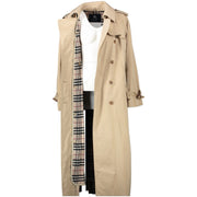 Burberry Long Wool & Nylon Trench Coat for the best price at Labellov secondhand luxury