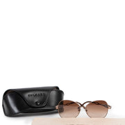 Shop safe online 100% authentic second hand Bulgari Brown Sunglasses in very good condition at the right price at labellov in Antwerp.