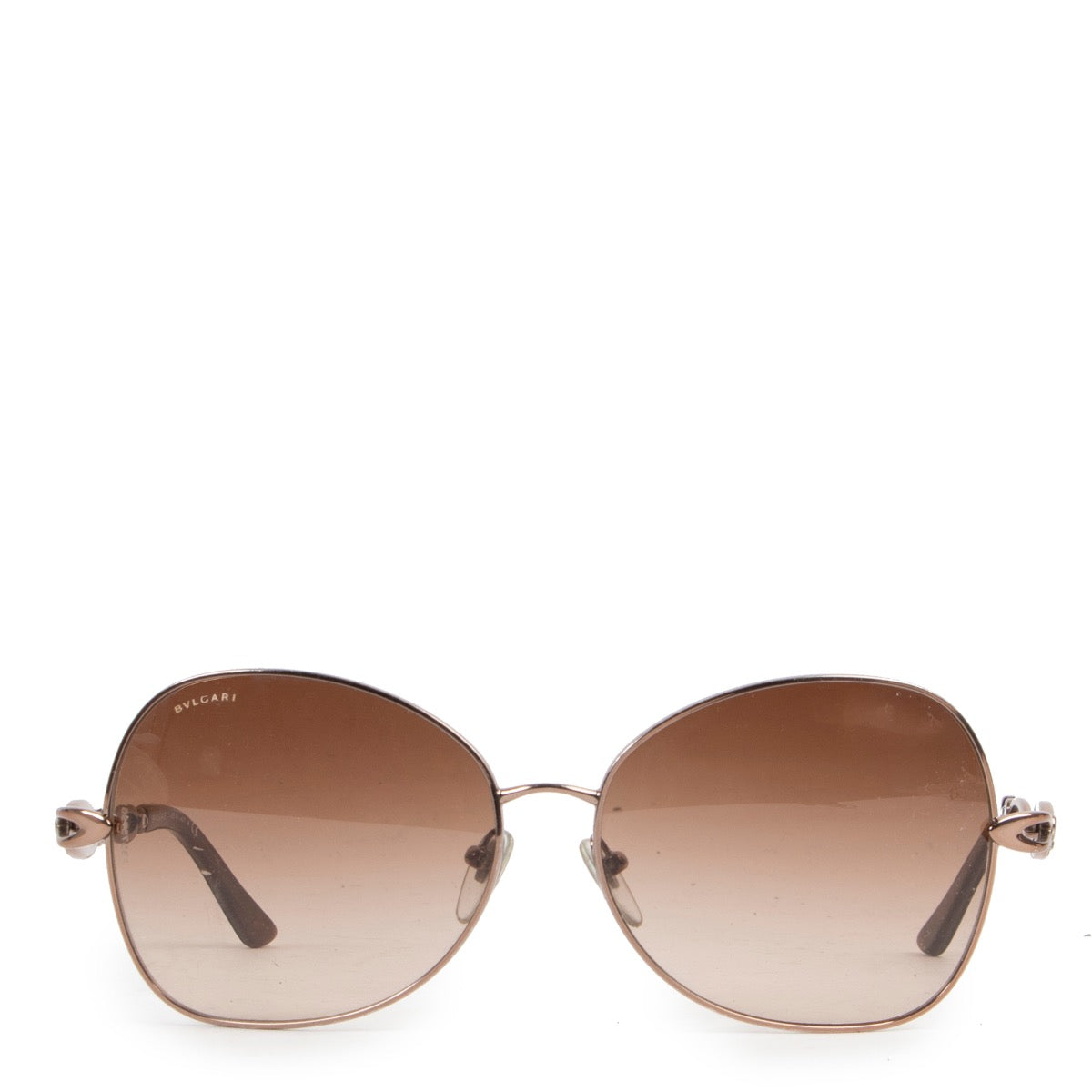 Shop safe online 100% authentic second hand Bulgari Brown Sunglasses in very good condition at the right price at labellov in Antwerp.