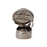 buy YSL arty oval silver ring bij labellov