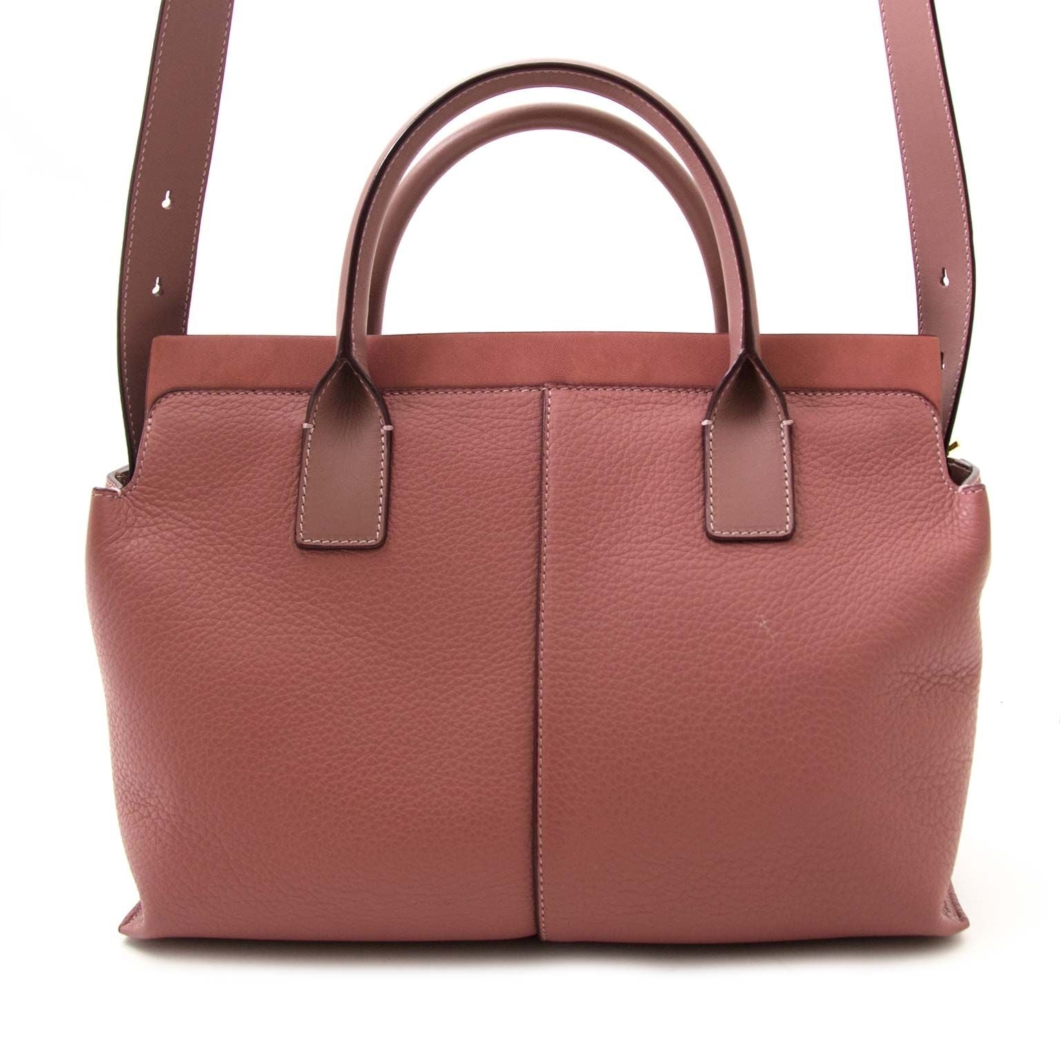 buy secondhand Chloe Pink Leather Cate Satchel Bag at labellov for a good price