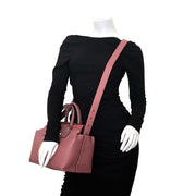 authentic Chloe Pink Leather Cate Satchel Bag for sale at labellov.com