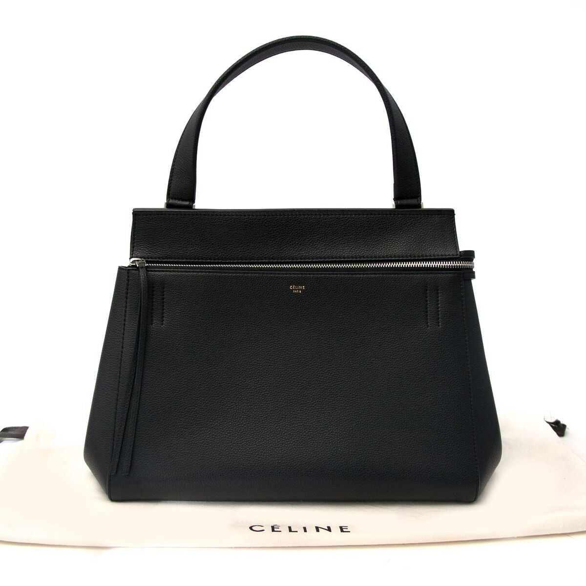 Achetez une authentique Céline noir Edge sac de main pour le bon prix chez LabelLOV.