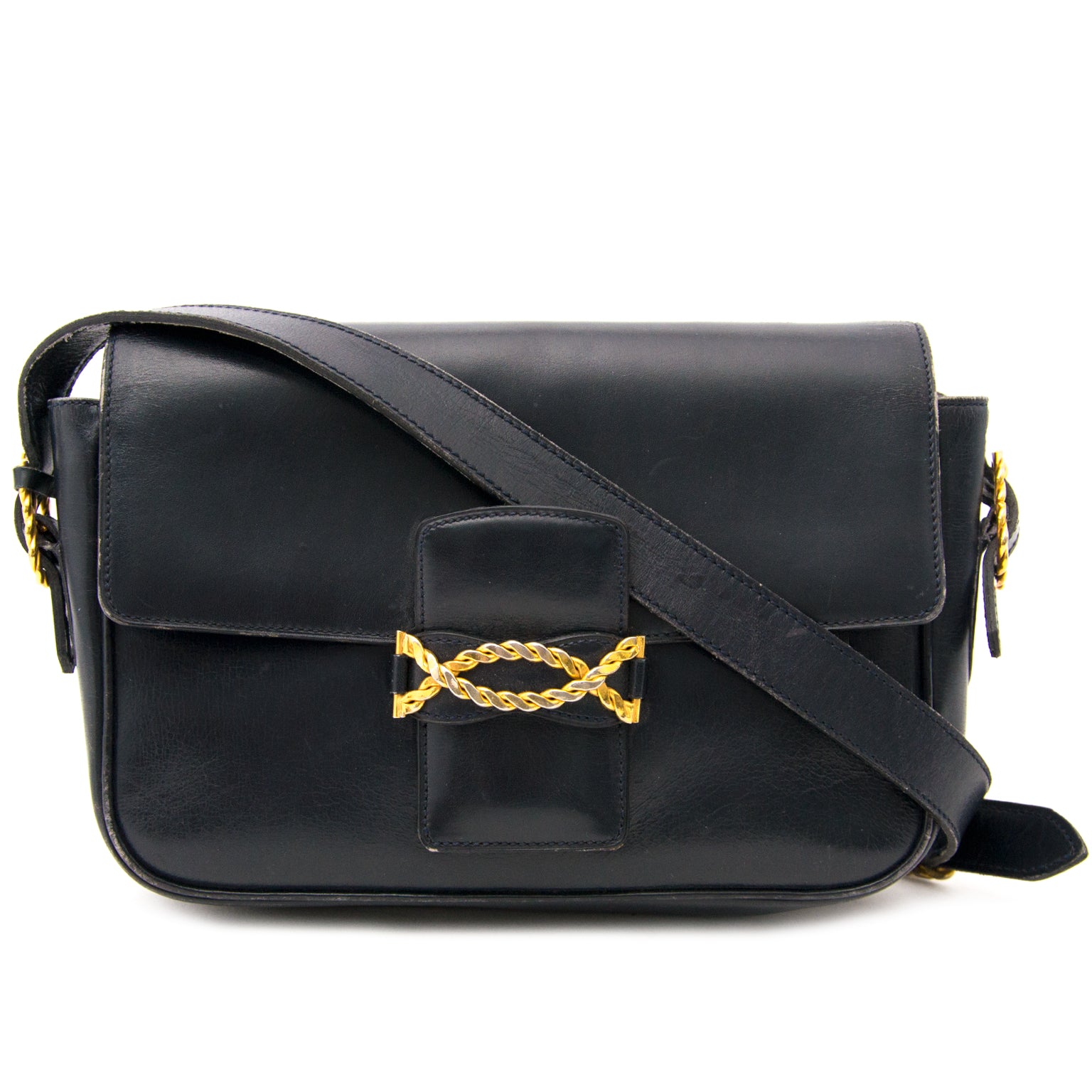 Bent u opzoek naar een donkerblauwe Celine Box Handtas? Koop aan de jusite prijs bij Labellov.com