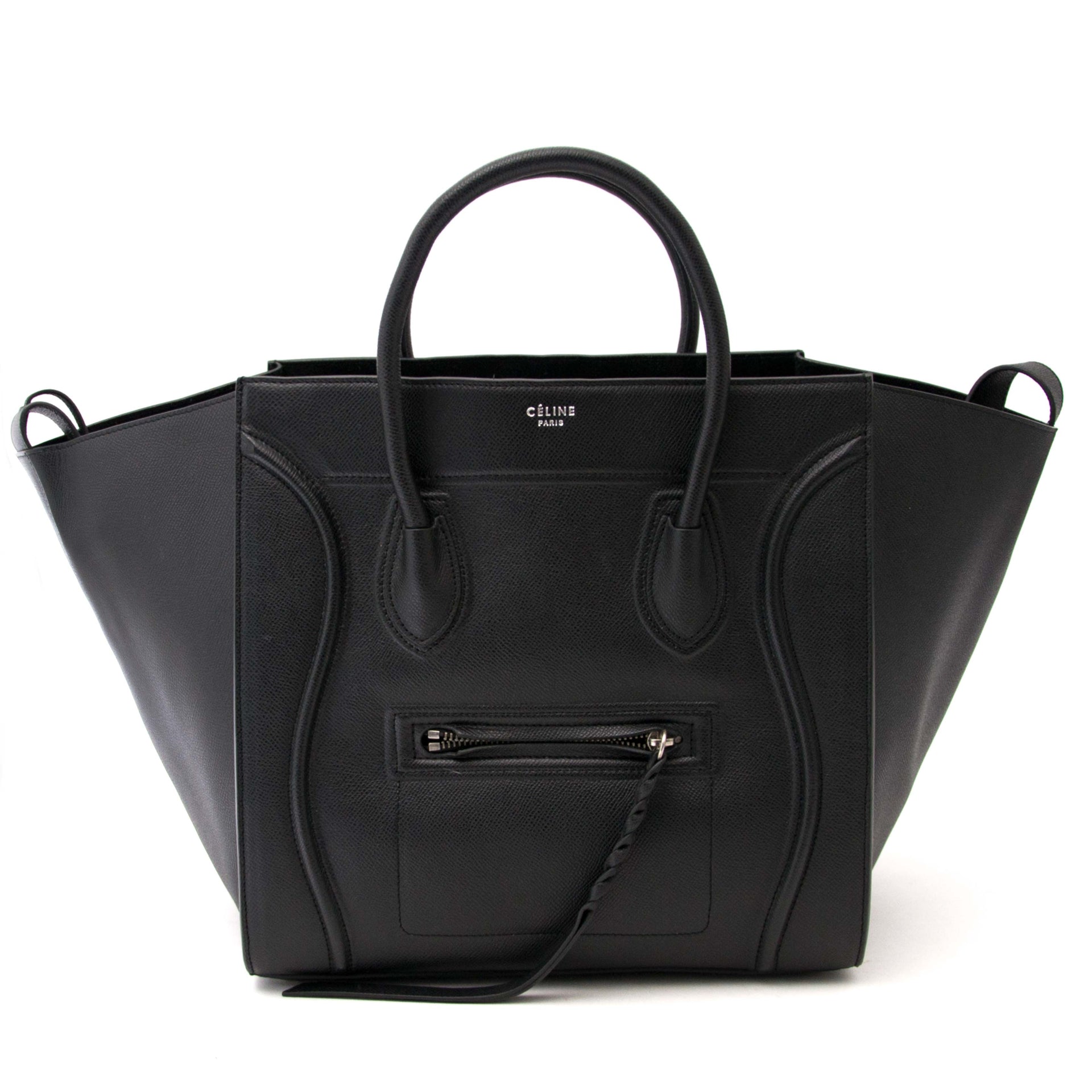 shop safe online your secondhand Celine Drummed Leather is known to hold its shape magnificently well. And not only does it hold shape through thick and thin, but is also a very durable leather and isn’t prone to scratches.
