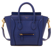 acheter en ligne boutique labellov Anvers Céline Nano Cobalt Blue Luggage Bag