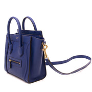 worldwide shipping 100% authentic designer Céline Nano Cobalt Blue Luggage Bag