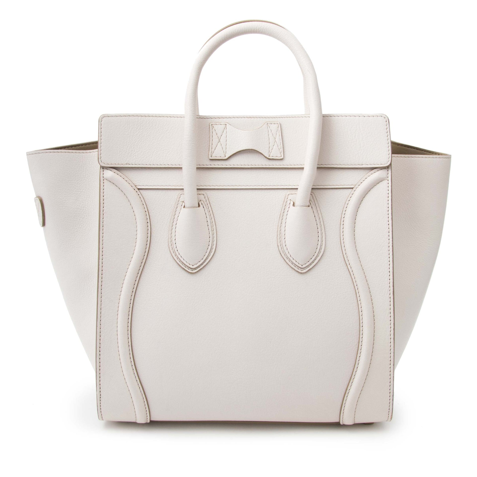 zoek jij veilig online aan de beste prijs Celine Luggage Mini White ?