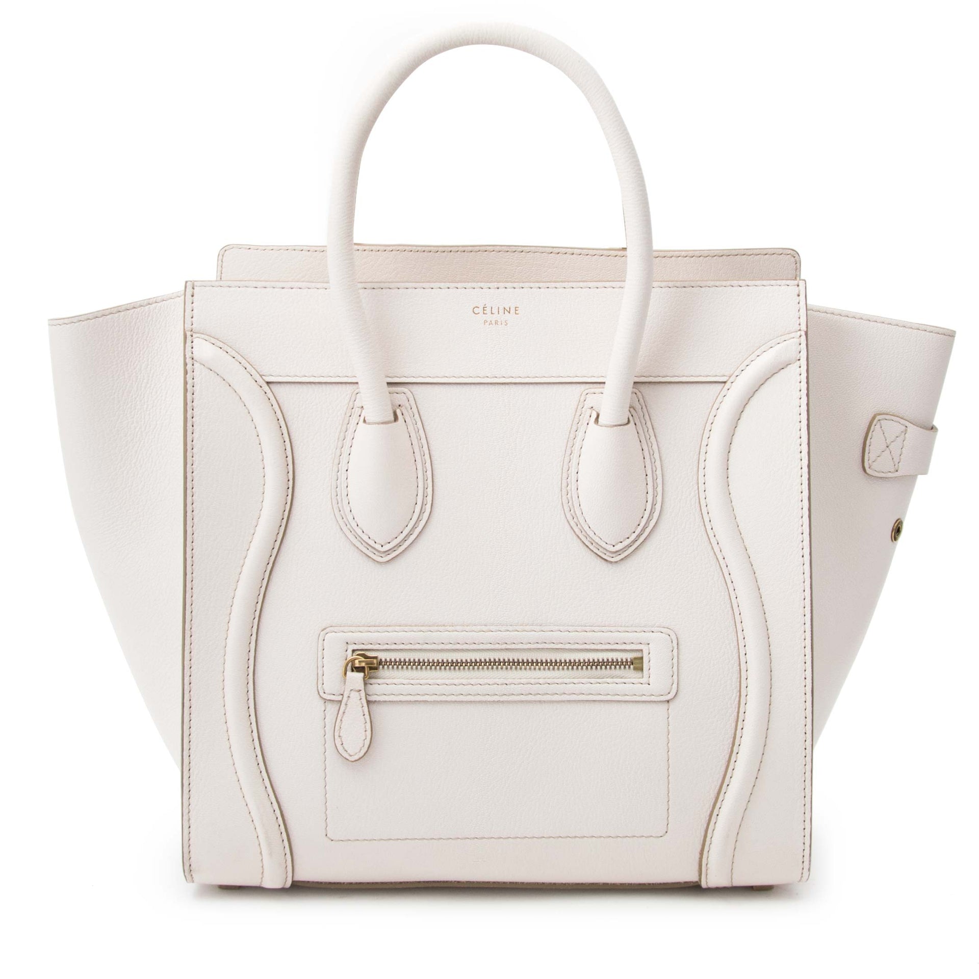 koop online aan de beste pris jou tweedehands zoek jij veilig online aan de beste prijs Celine Luggage Mini White ?