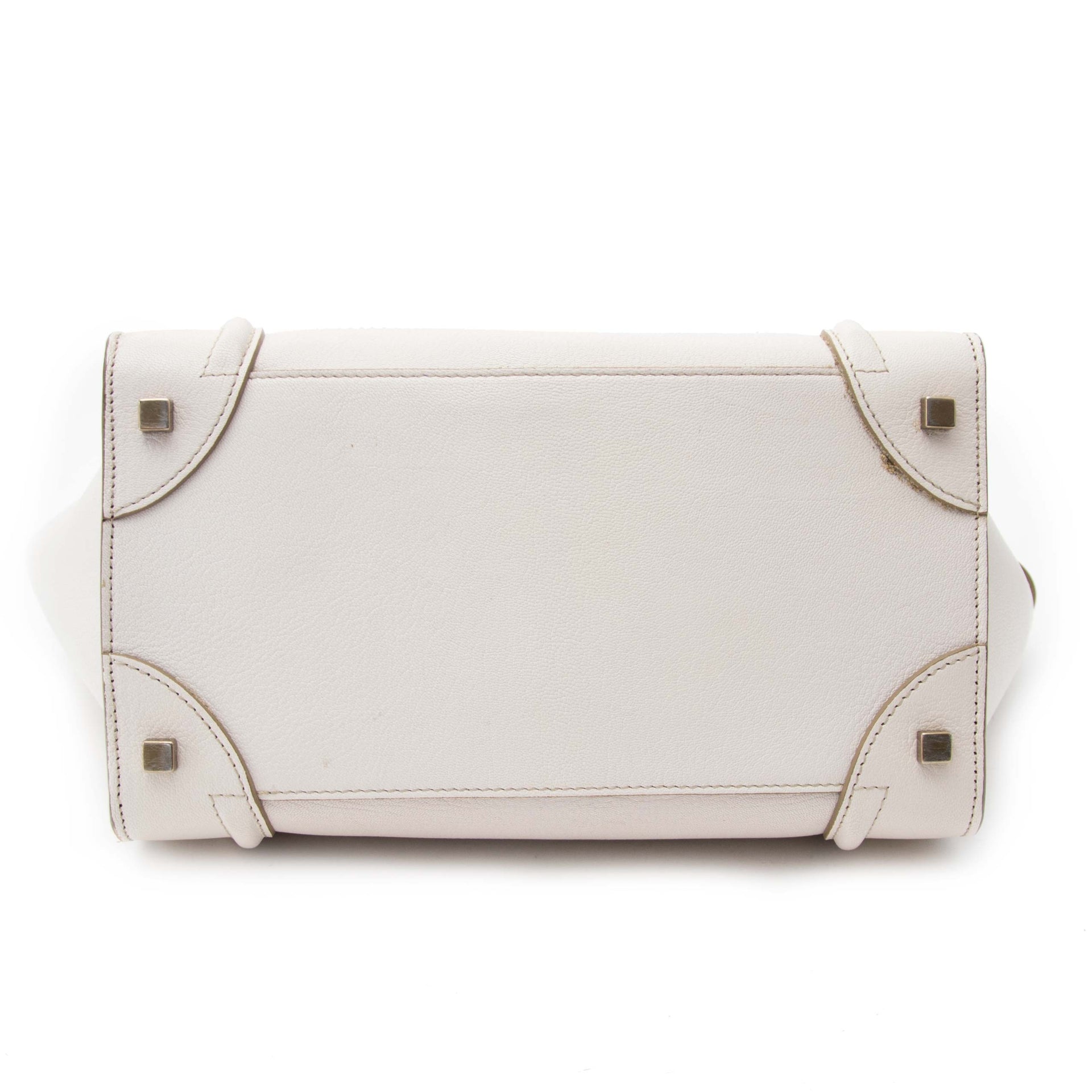 zoek jij veilig online aan de beste prijs Celine Luggage Mini White ?