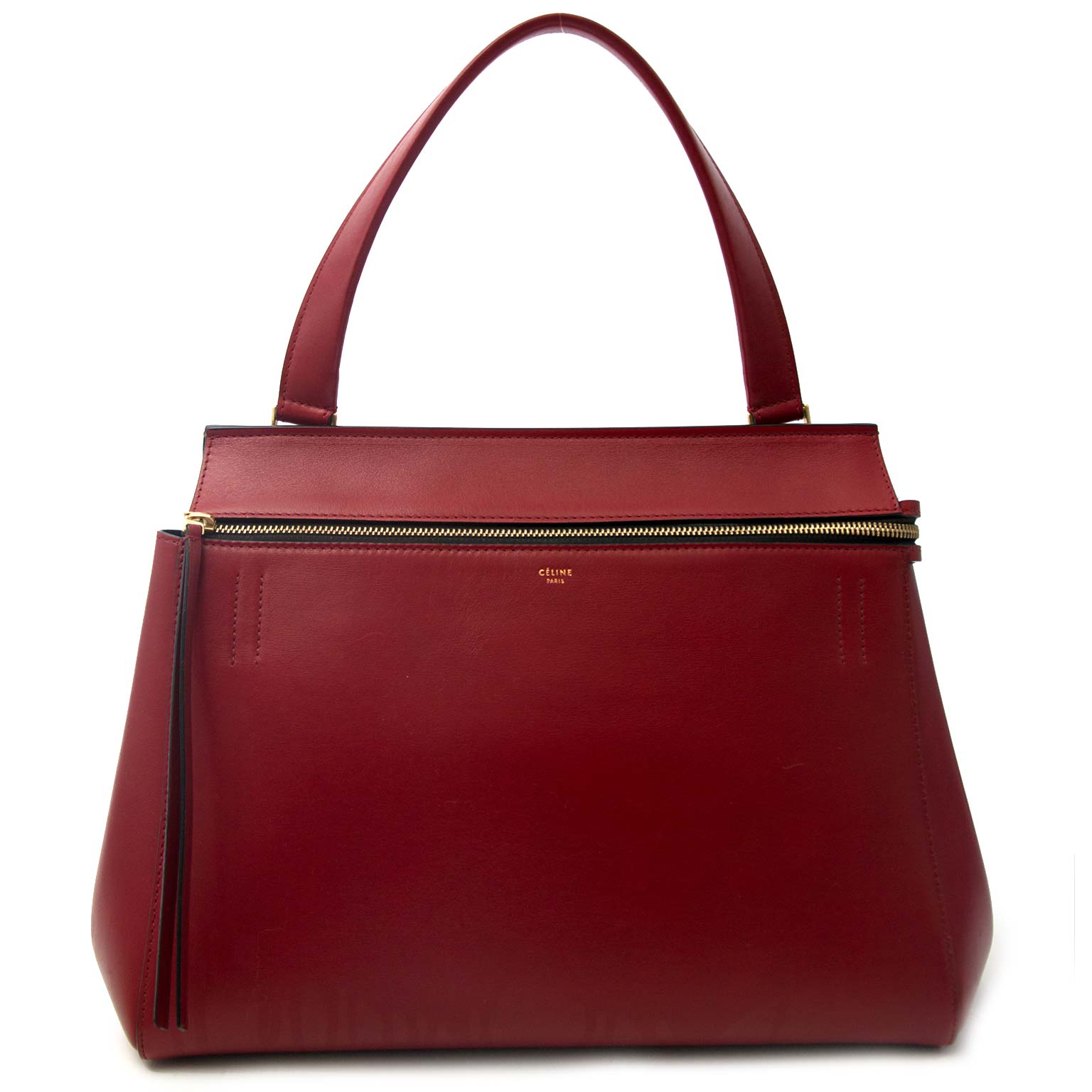shop safe online for the best price Celine Red Boxcalf Edge Bag