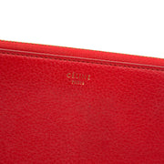 Achetez Céline Red Zipped Multifunction Wallet en ligne chez Labellov.com