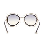 Shop safe online aan de beste prijs Chloé Blue Carlina Square Sunglasses