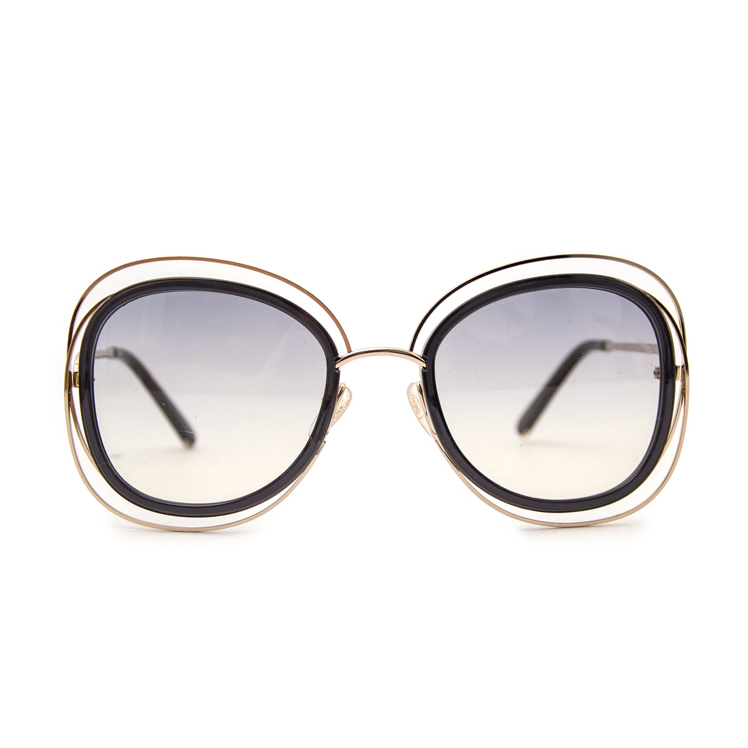 Bent u opzoek naar Chloé Blue Carlina Square Sunglasses?