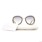 Looking for Chloé Blue Carlina Square Sunglasses?