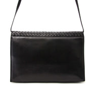 celine black woven leather clutch bag now online at labellov.com