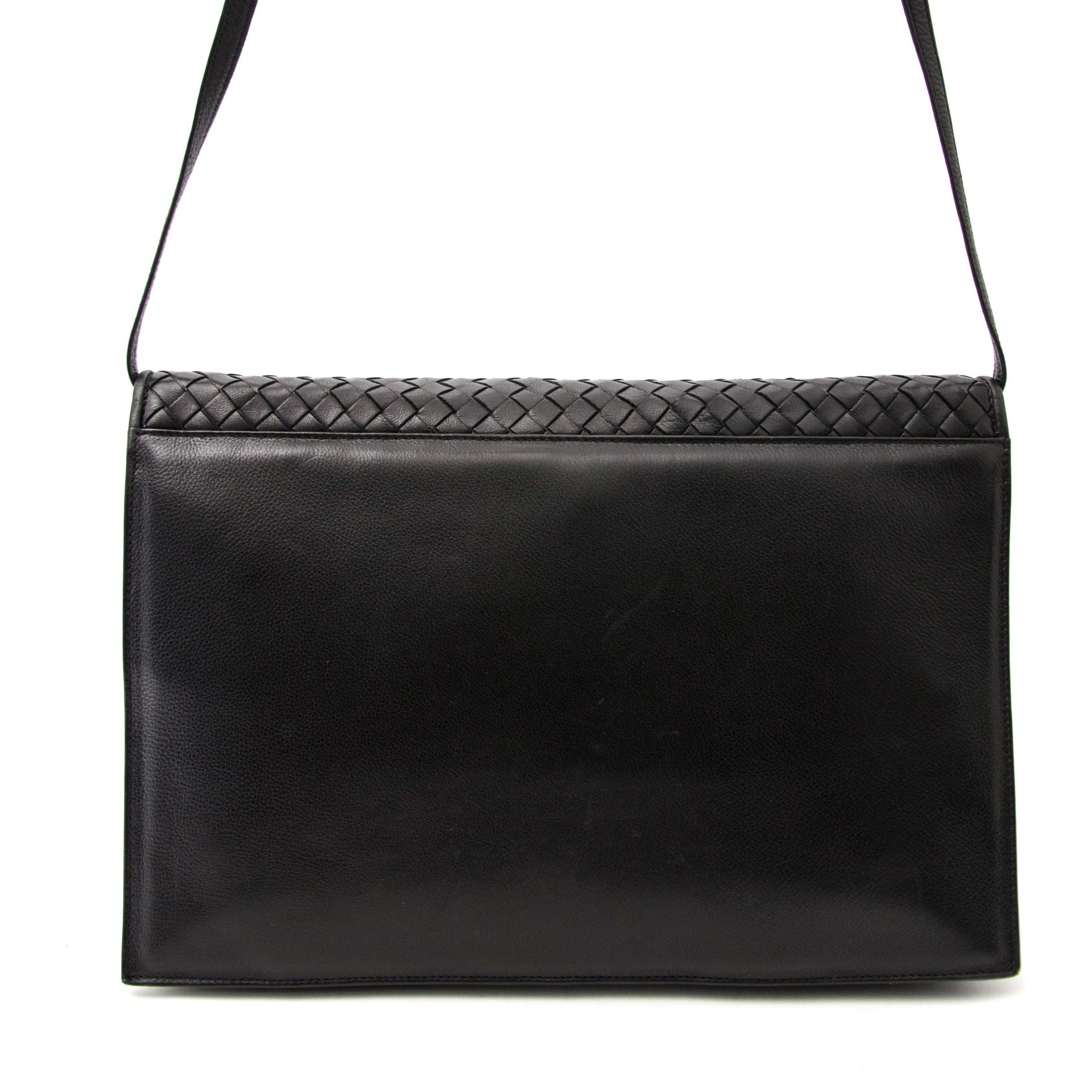 celine black woven leather clutch bag now online at labellov.com