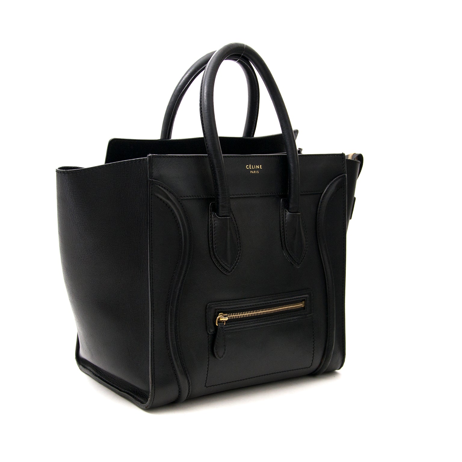 Koop slim en aan de beste prijs uw volgende it bag aan grote kortingen zoals Céline Black Luggage Handbag
