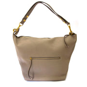 shop your luxury Chloe Taupe Medium Zipped Hobo onine tegen de beste prijs