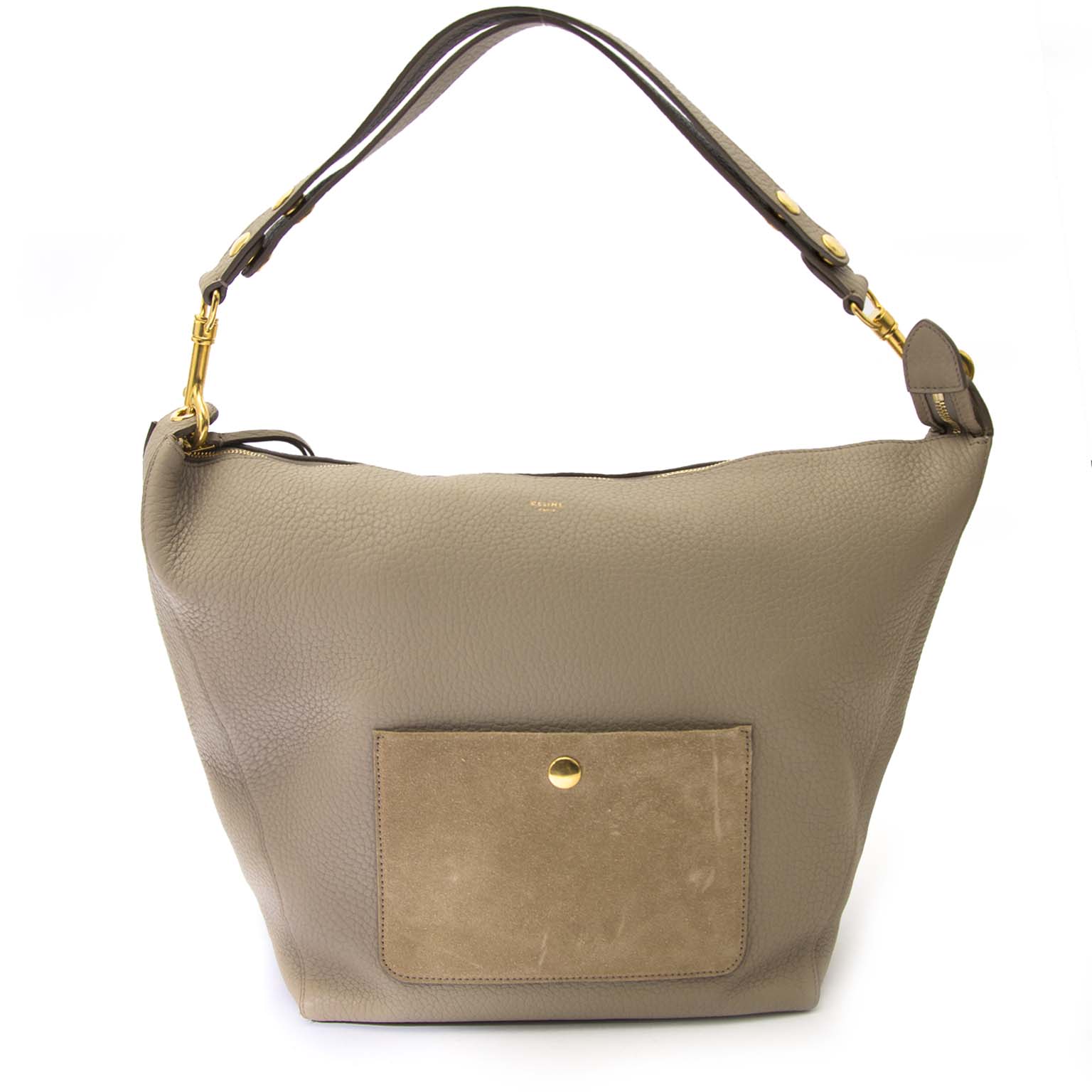 shop safe online your secondhand Chloe Taupe Medium Zipped Hobo