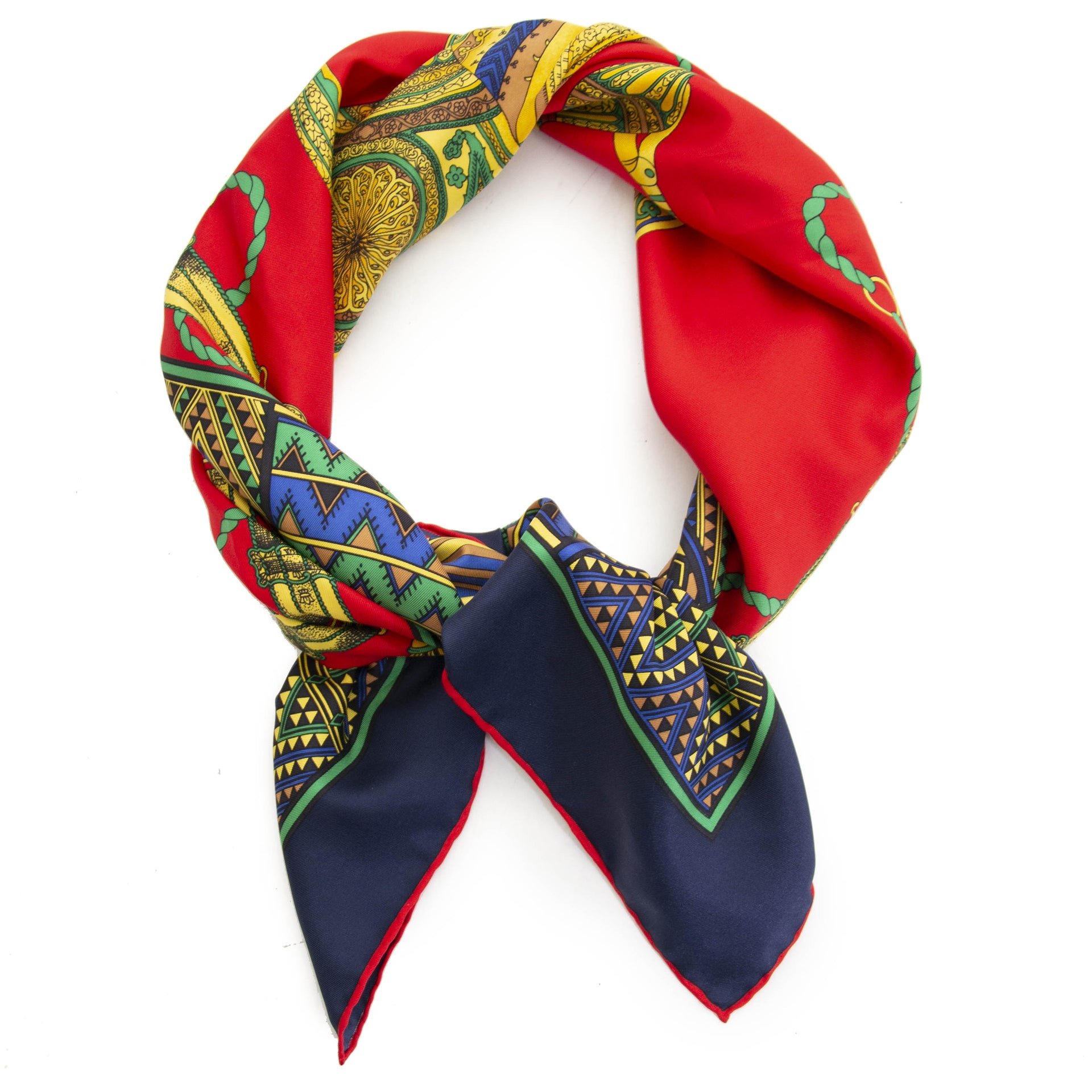Secondhand Celine Multicolor Silk Scarf at Labellov. Safe online shopping