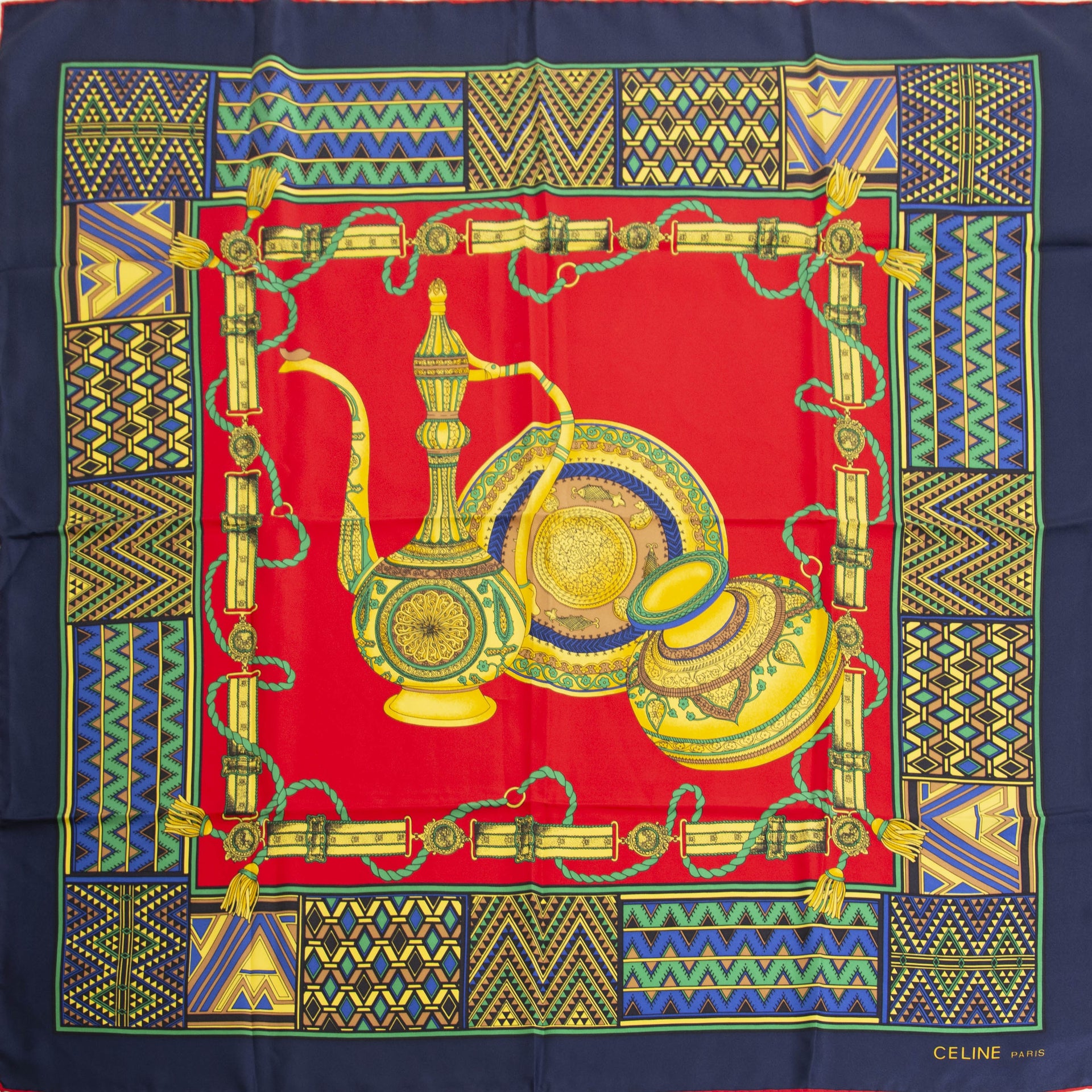 Vintage Celine scarves at Labellov Antwerp. Online shop, designer bags