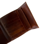 Cartier Bordeaux Brown Leather Wallet now for sale at labellov vintage fashion webshop belgium