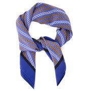 Must de Cartier Blue Silk Carré available for the best price online