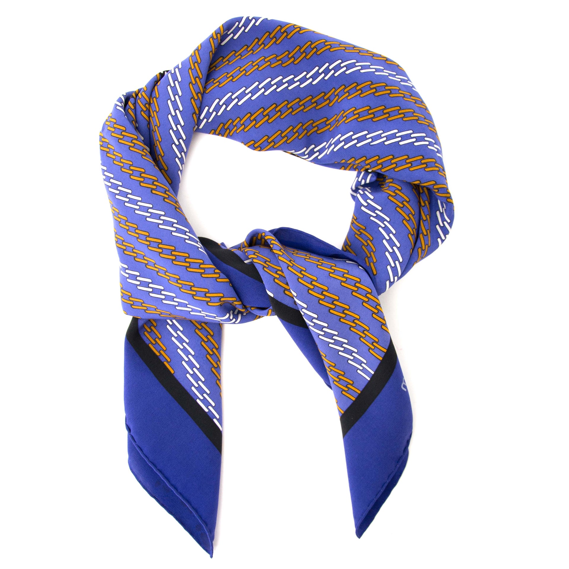 Must de Cartier Blue Silk Carré available for the best price online