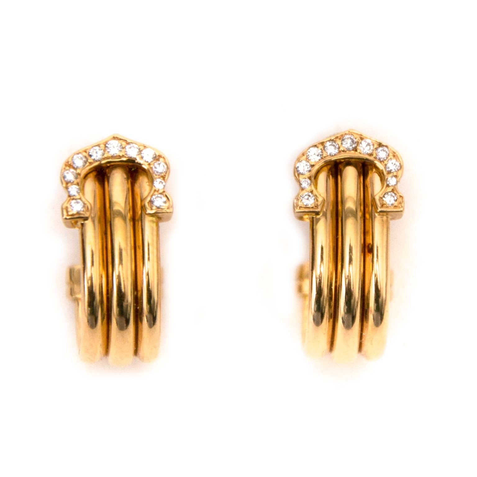 Cartier Limited Edition Ressort CC Earrings