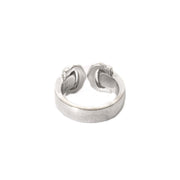 koop Cartier 18k White gold Double C Diamond Ring - Size 51 bij labellov aan de beste prijs