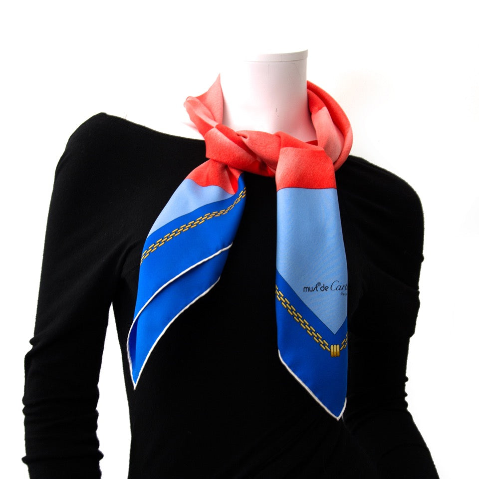 Cartier scarf silk