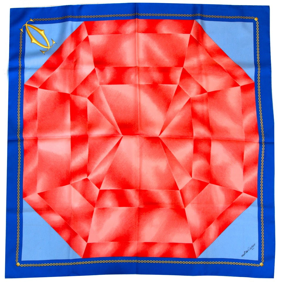 Cartier scarf silk
