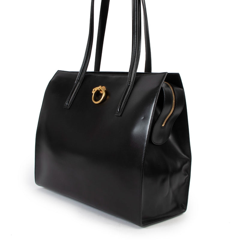 Cartier Panthère Vintage Box Leather Tote Bag