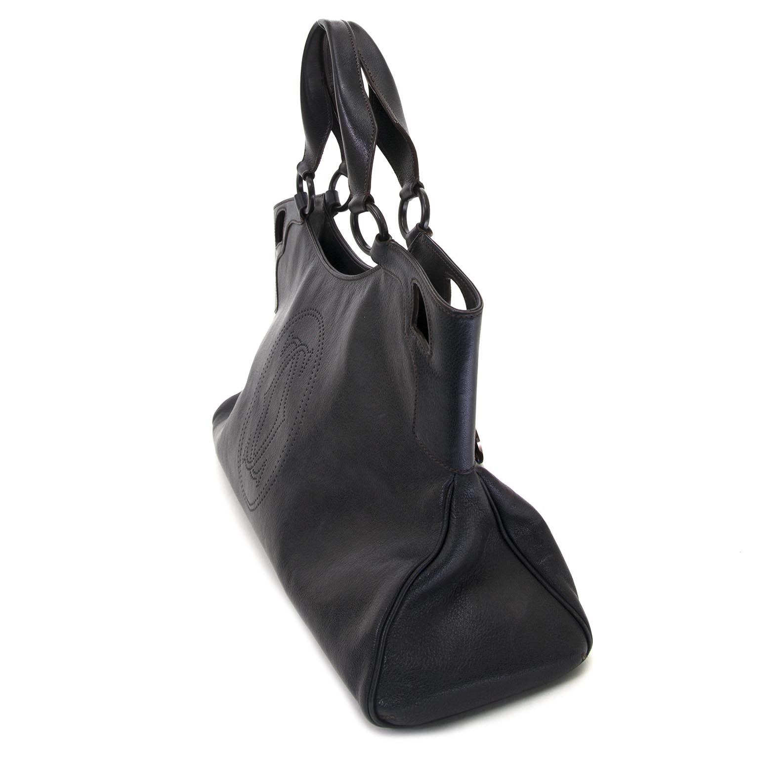 achetez Cartier Blue Leather Marcello Handbag et payez secure on ligne