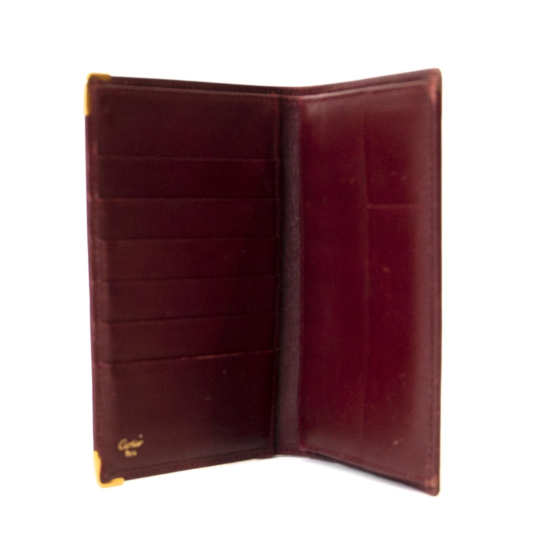 Achetter un Cartier portefeuille à un bon prix chez LabelLOV vintage webshop.
