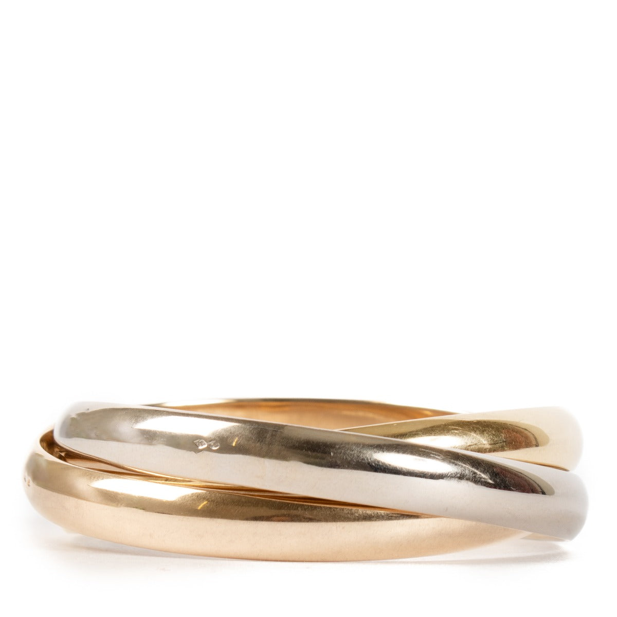 Cartier Trinity Extra Large Bangle Bracelet - Size 21