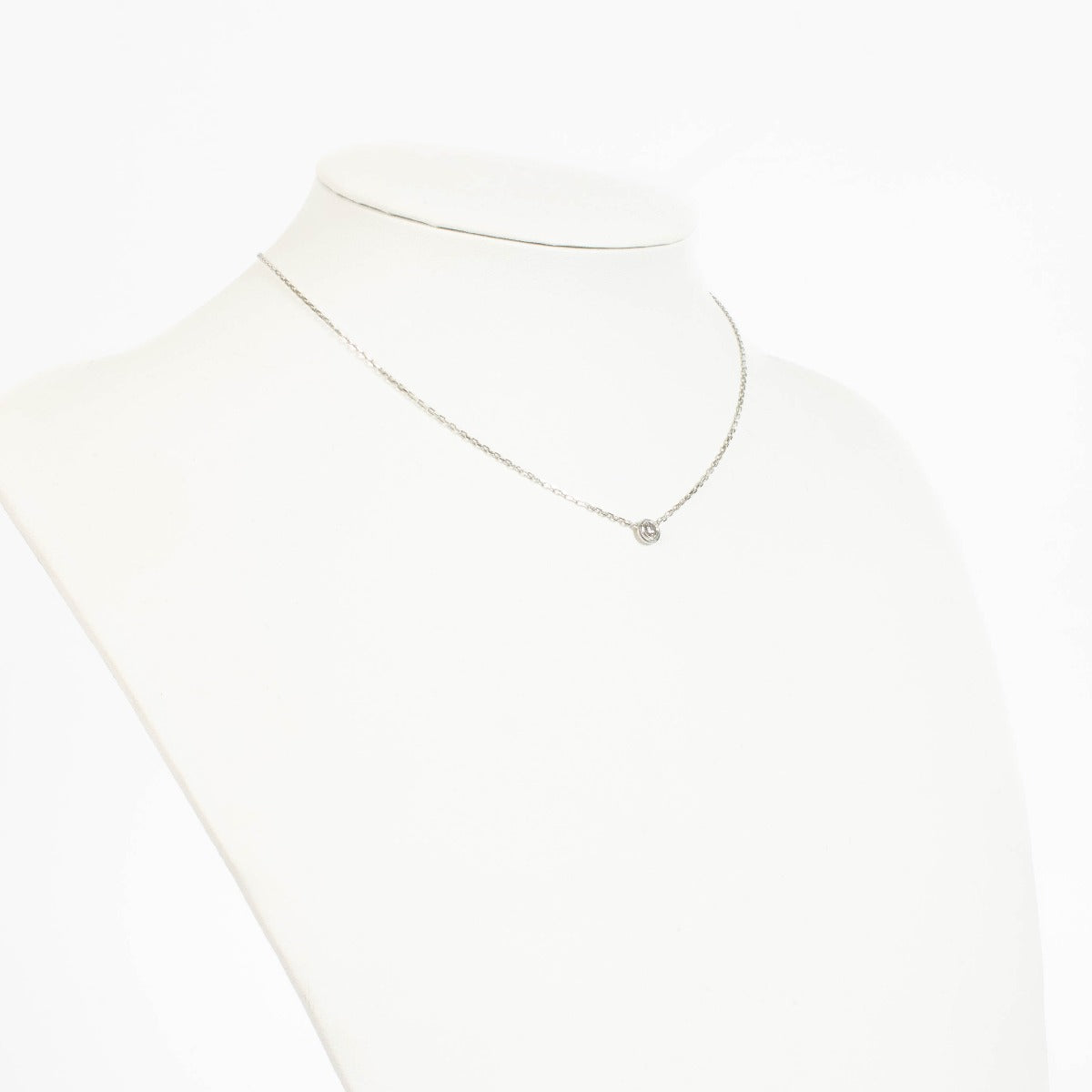 Cartier White Gold Cartier d'Amour Large Diamond Necklace