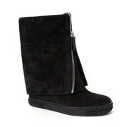 buy Casadei Balck Suede Wedges - Size 37,5 at labellov for the best price