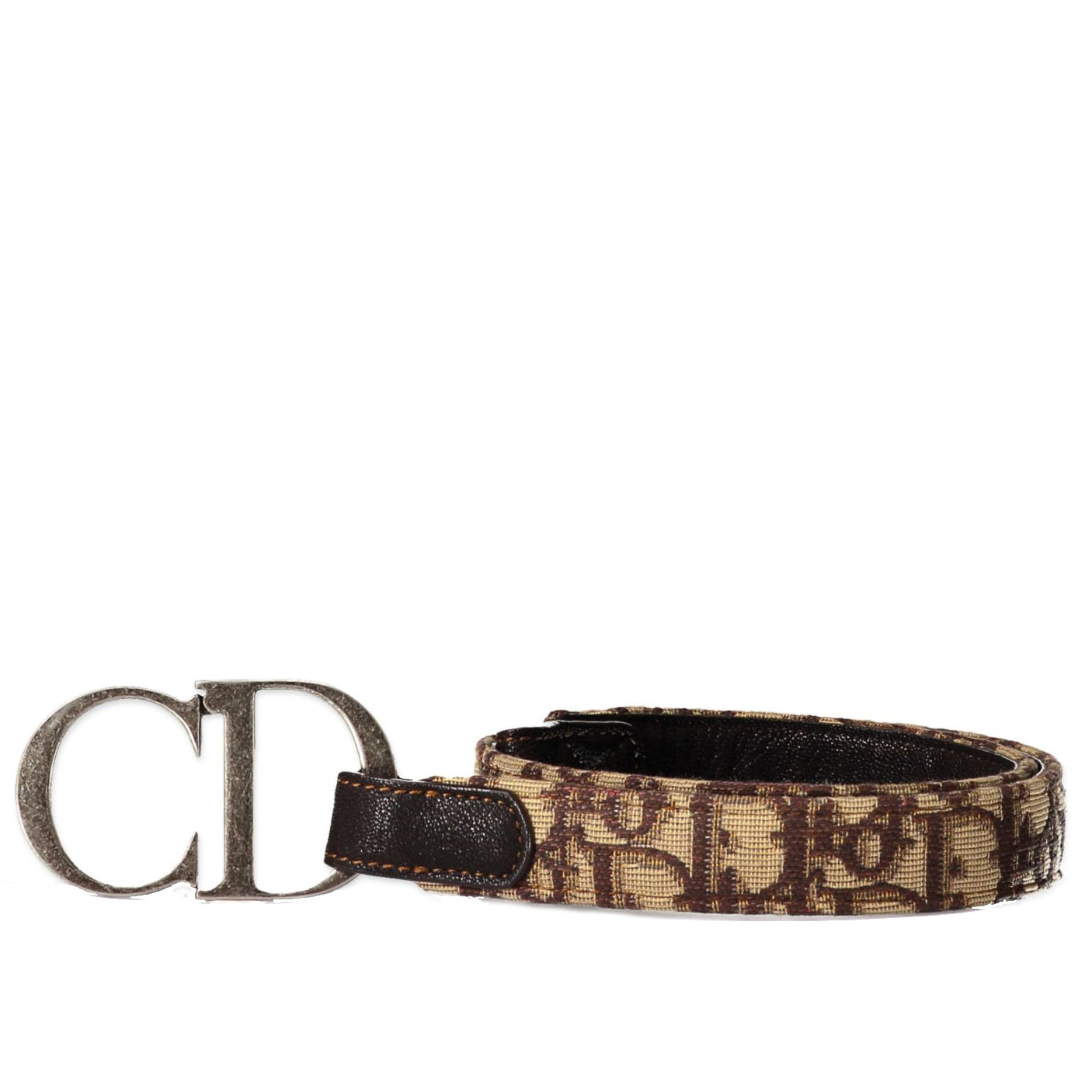 Christian Dior Brown Diorissimo CD Belt