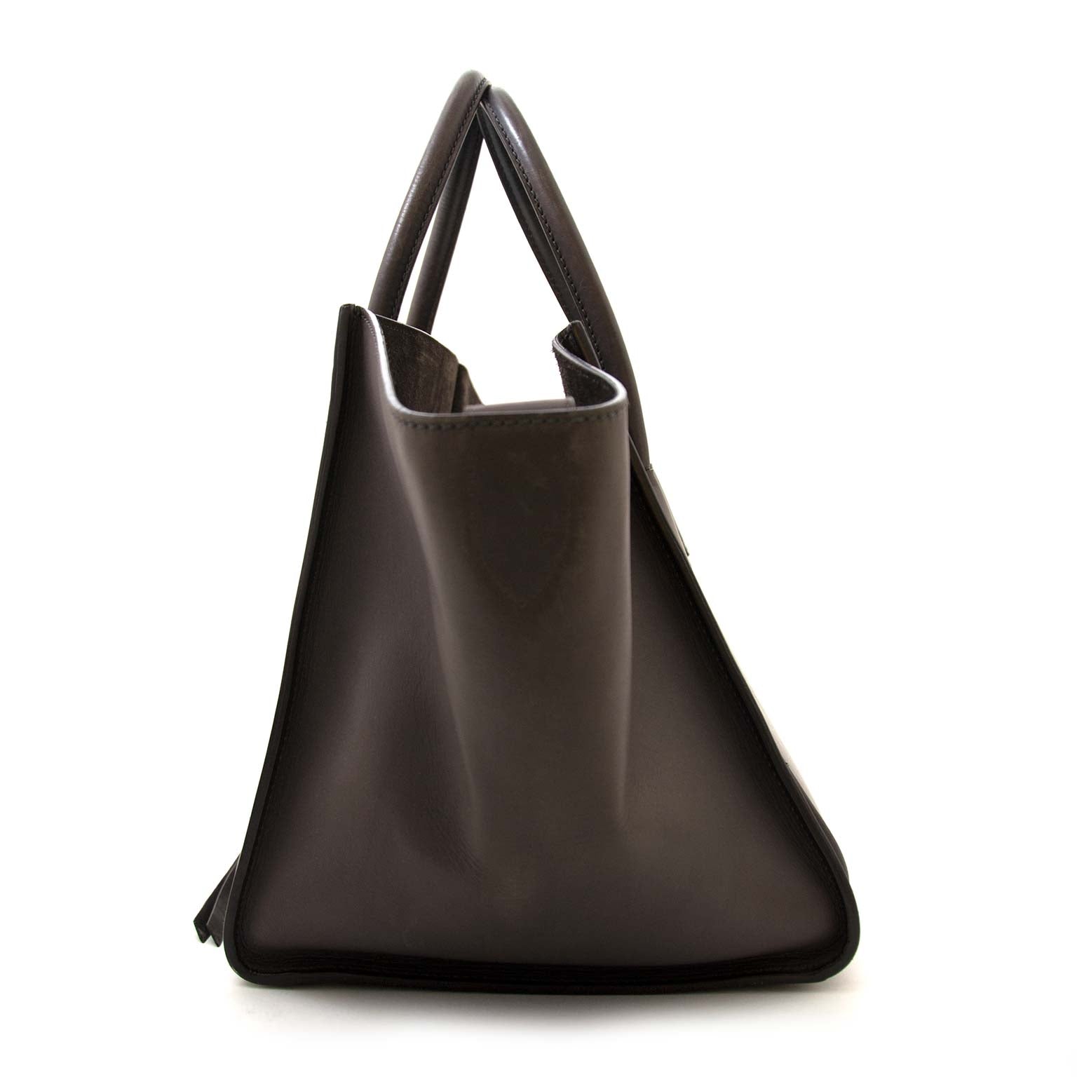 achetez Céline Grey Leather Phantom Bag sur labellov.com
