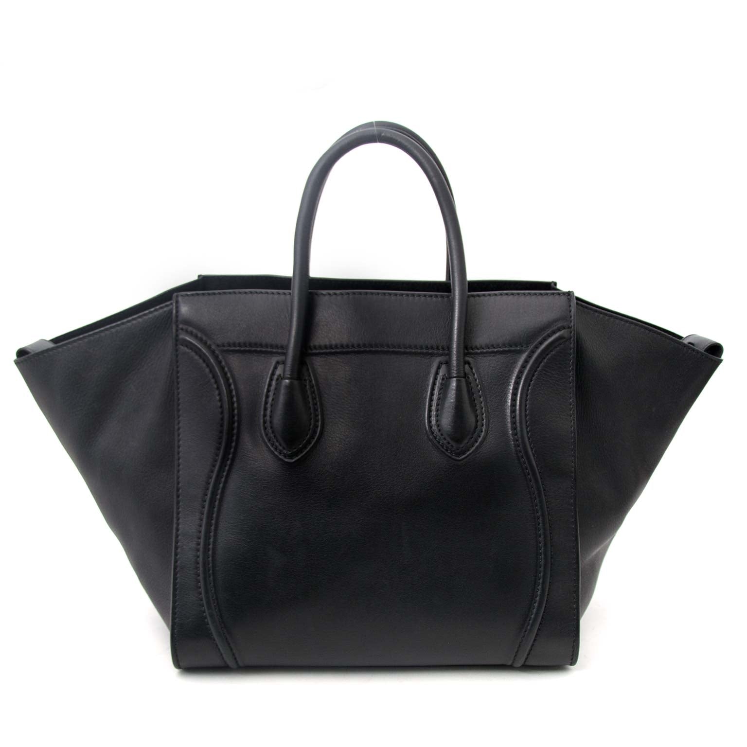 Celine Black Phantom Medium Luggage Bag