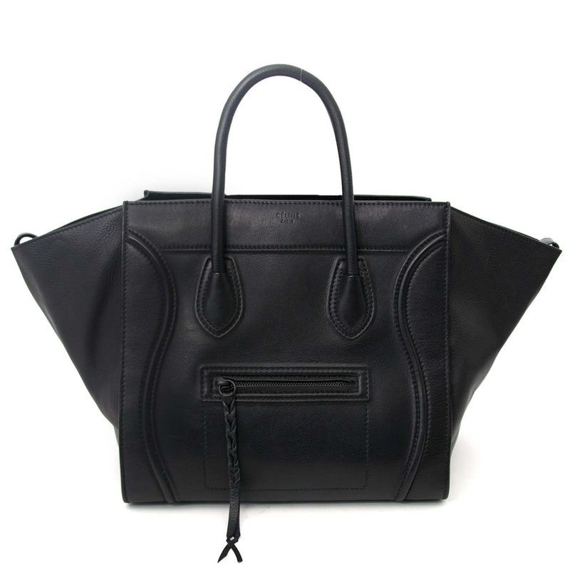 shop safe online Celine Black Phantom Medium Luggage Bag