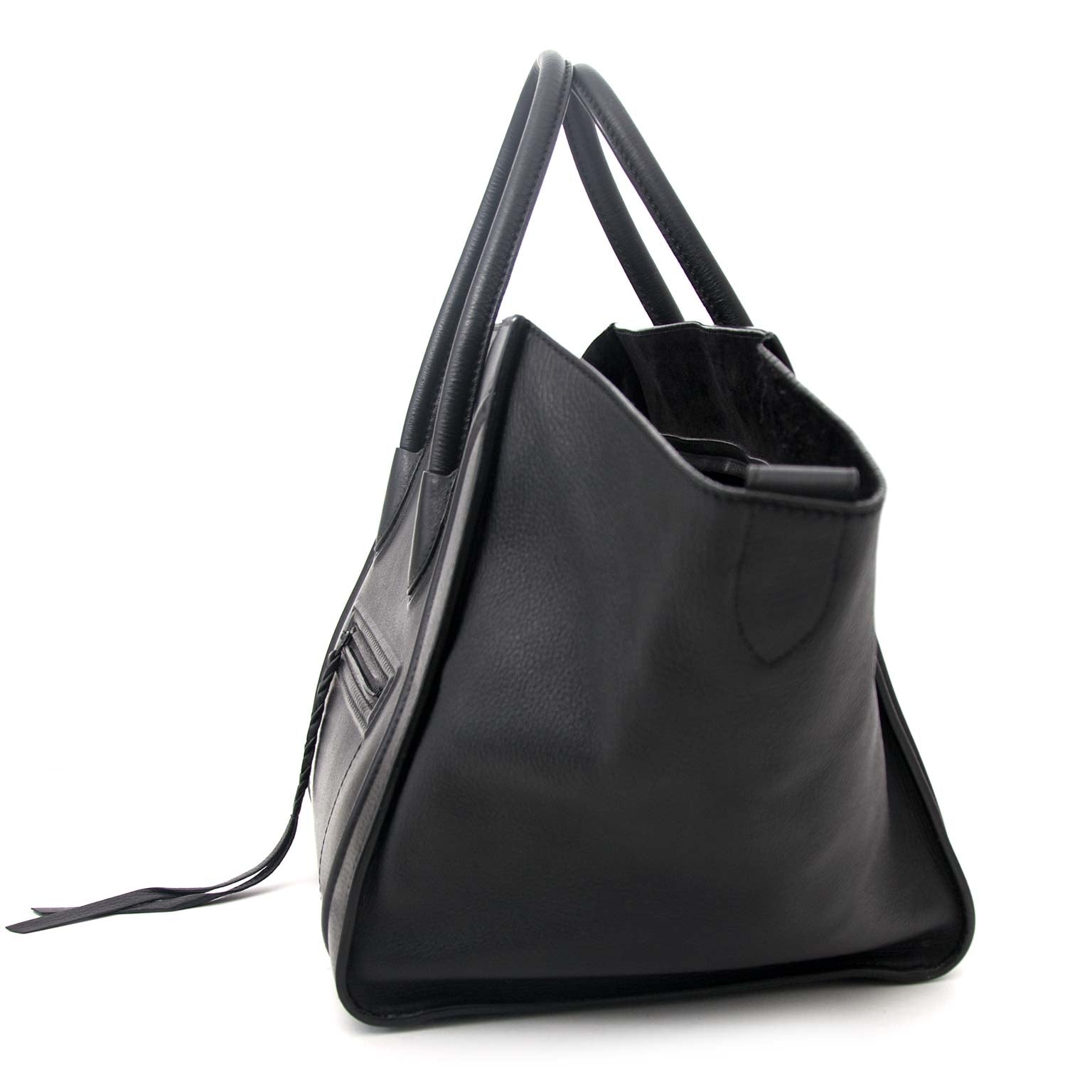skip the waitinglist shop your Celine Black Phantom Medium Luggage Bag