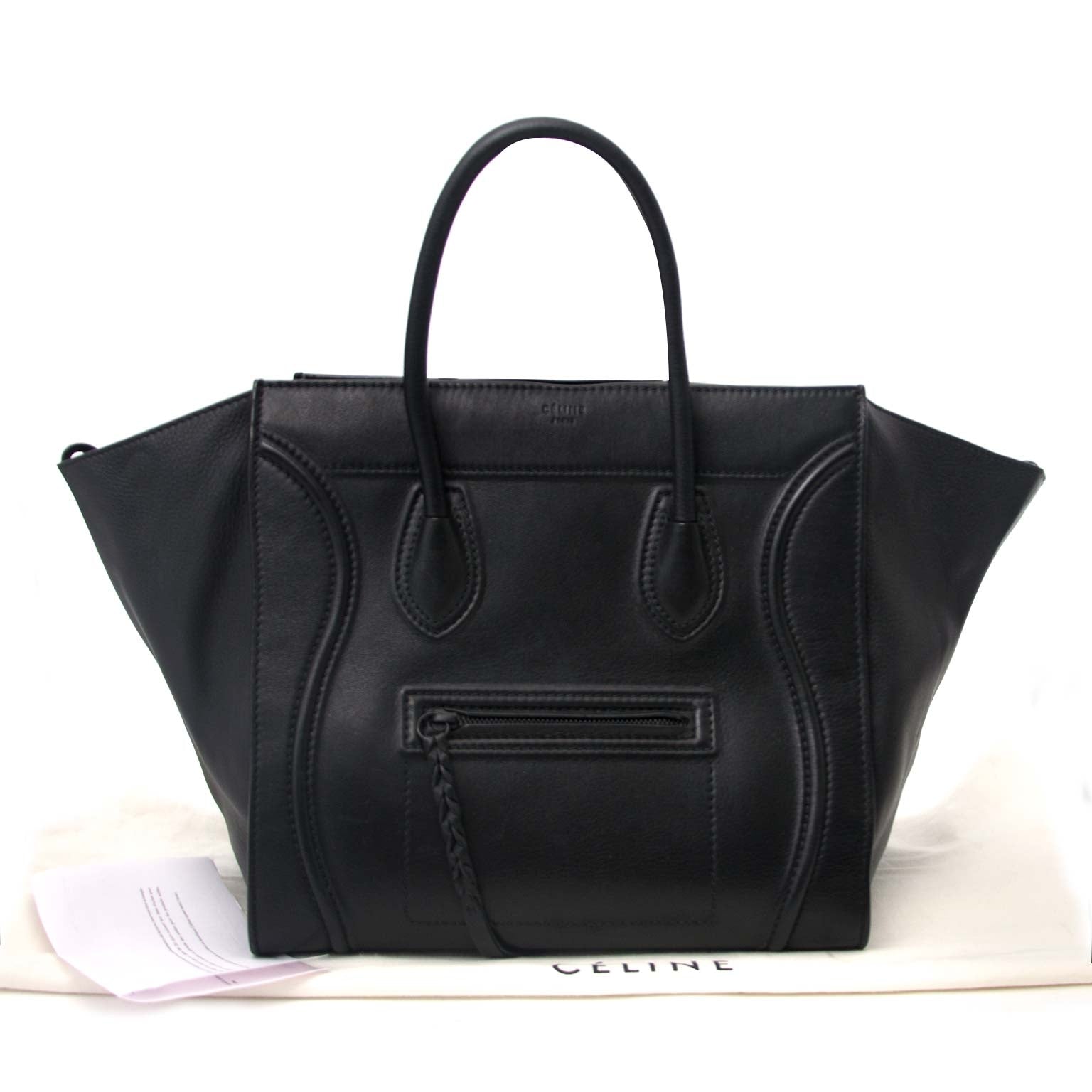 Celine Black Phantom Medium Luggage Bag veilig online tegen de beste prijs