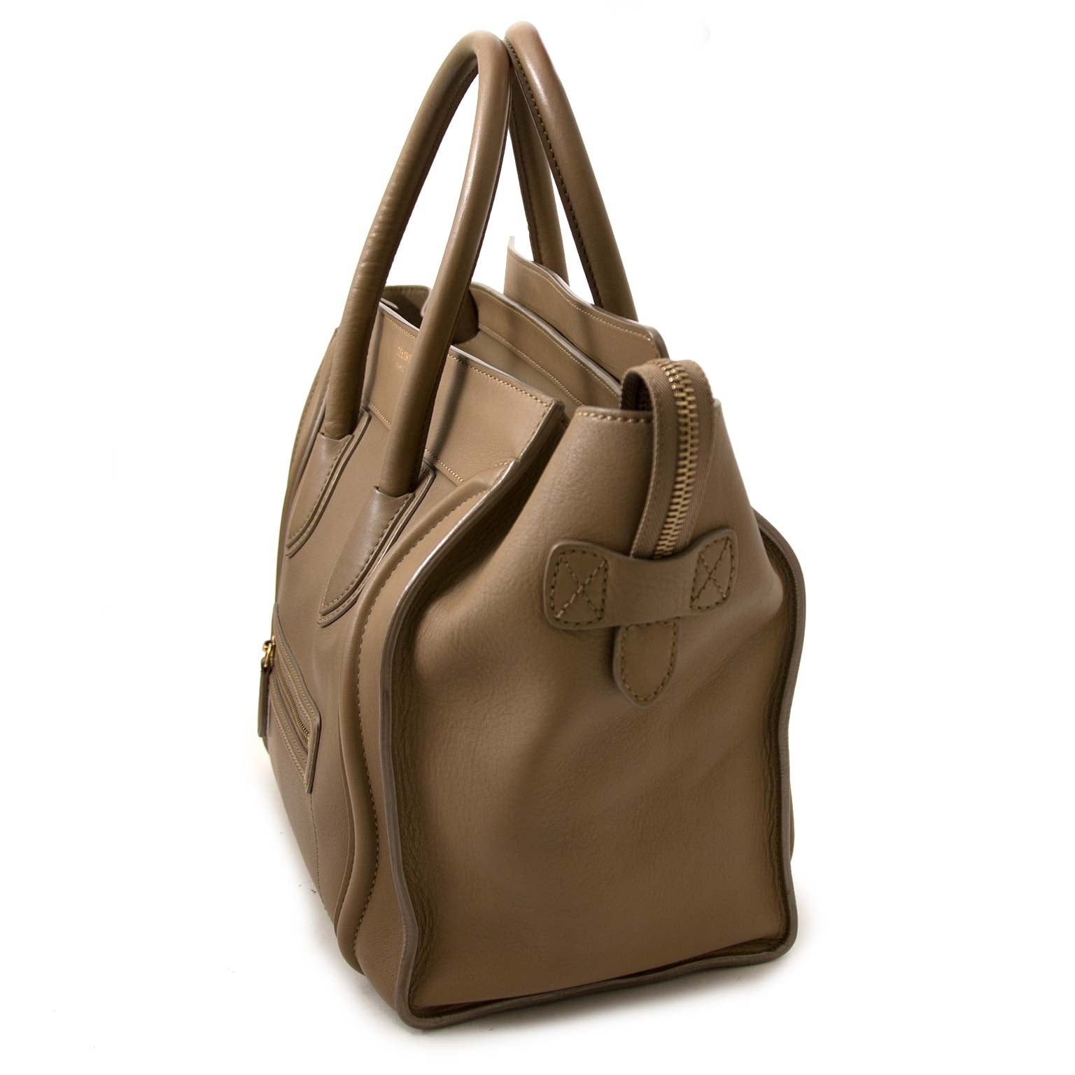 bruine céline phantom tas nu te koop bij labellov vintage mode webshop belgië met céline phantom tassen